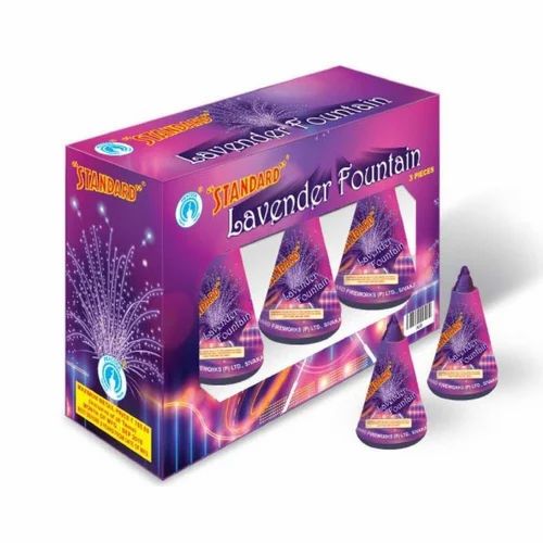 Noise Maker Standard Lavender Fountain Cracker